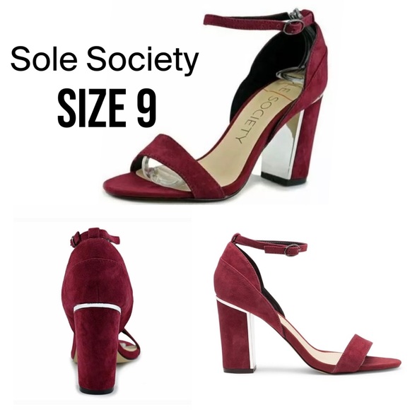Sole Society Shoes - NWT Sole Society Paden Womens Burgundy Pump Size 9